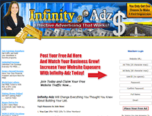 Tablet Screenshot of infinity-adz.com
